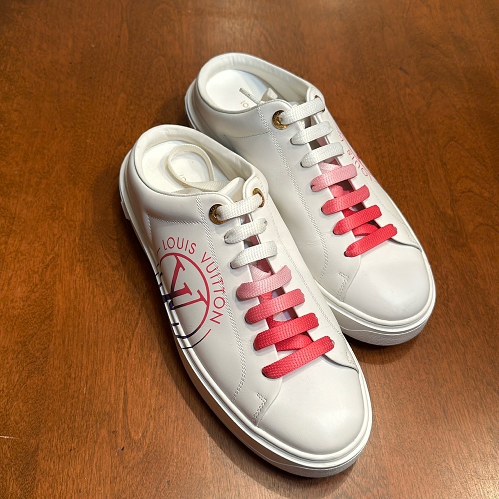 Louis Vuitton Time Out Open-back Sneaker Pink 1AA1CJ